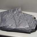 Magnetic Thermal Door Curtain, Insulated Door Curtain, Temporary Door, Door Cover, Durable Upgraded Oxford Cloth & Thicken Cotton Fill, Soundproof and Windproof (Gray, Fits Door Size 32" x 80")