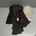 3 Pack Yoga Pants Women's Wide Leg Pants High Waist Elastic Sweatpants pants Lounge Pants with Pockets, M