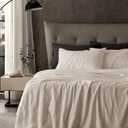 SLEEP ZONE Bed Sheets - Full Size Bed Sheets - Washed Microfiber - 1 Piece Hotel Luxury Bedding Sheets Flat Sheet (Beige)