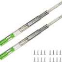 6 Pairs 20 inch Drawer Slides Soft Close Drawer Full Extension Drawer Slides 20 Inch Soft Close Hardware Drawer Guides - Side Mount Drawer Rails