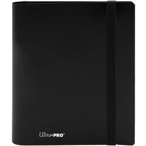 Ultra Pro E-15376 Eclipse 4 Pocket Pro Binder-Jet Black