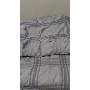 Comforter Set with 2 pillowcases Full/Queen 88x92 in ( Grey )