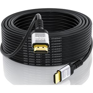 Soonsoonic 4K HDMI Cable 30 Ft | 18Gbps Ultra High Speed HDMI 2.0 Cable 4K@60Hz HDR 3D ARC HDCP2.2 Ethernet HDMI Cord | for UHD TV Monitor Laptop Xbox PS4/PS5 ect (9.1m)