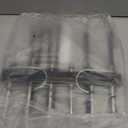 HUITEM Space Saving 6 Tier Pant Hangers, Anti-Slip, Stainless Steel, 2 Pack, Black