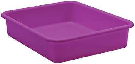 Teacher Created Resources® Purple Large Plastic Letter Tray, 1 Count (Pack of 1)