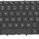 Replacement Keyboard for Dell XPS 15 9550 9560 9570, Precision 5510 5520 5530 5540 & inspiron 15 7558 7568 Laptop, Dell Precision 5510 Keyboard with Backlit US Layout P/N: 0VC22N 0GDT9F