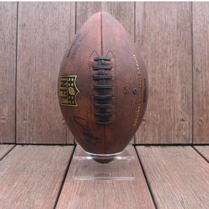 HillSpring Clear Display Stand for Football Basketball Volleyball Soccer Ball, Acrylic Mineral Collection Holder