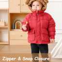 BFUSTYLE Baby Coat 6-12M Winter Clothes Toddler Boy Girl Jacket Infant Fleece Outerwear With Hood