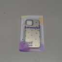 Lovmooful Compatible for iPhone 13 Case Cute Cool Heart Black Design for Girls Women PC+TPU Shockproof Protective Girly for iPhone 13-Small Heart