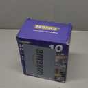 10 Gallon  Bags with Drawstring - 120 Count Heavy Duty 1.2 Mil Garbage Bags 38 Liter Unscented White Kitchen Bin Liners for Home & Office