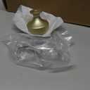 10 Pack 1-1/5"(30mm) Gold Knurled Cabinet Knobs for Dresser Kitchen Knobs for Cabinets Brushed Gold Cabinet Pulls Hardware