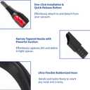 Flexible Crevice Tool for V7 V8 V10 V11 V12 V15 Cordless Vacuum Cleaner, 23 Inches Hose Attachment for Dryer Vent, Car Detailing, Corners and Gaps Cleaning
