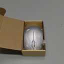 seenda Wireless Mouse for Laptop, 2.4G Noiseless Mouse with USB Receiver - Optical Tracking Portable Computer Mice for Chromebook, PC, Tablet, Windows System, 24 Months Battery Life (White & Silver)