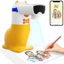 Yoturetoys AI Drawing Projector for Kids, Smart Art Tracing Machine to Inspire Creativity with Voice Learning & PhototoSketch, STEM Educational Toy, Christmas Birthday Gift for Boys Girls Ages 4+