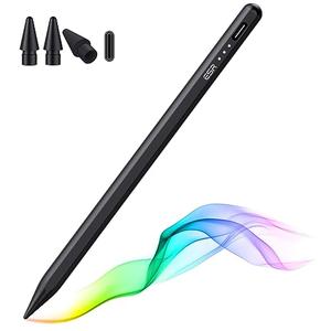 ESR Stylus Pen for iPad 2018-2025, Tilt Sensitivity, Palm Rejection, Compatible with iPad 11th(A16)/10th Generation, iPad Air 11"/13", iPad Pro 11"/12.9"/13", iPad mini 6/5, Black