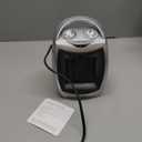 GiveBest Portable Electric Space Heater with Thermostat, 1500W/750W Safe and Quiet Ceramic Heater Fan, Heat Up 200 Square Feet for Office Room Desk Indoor Use, Silver