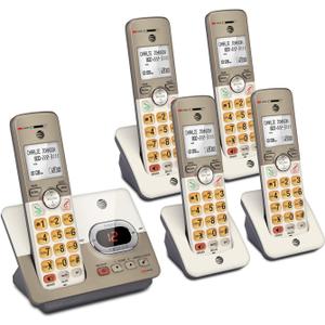 AT&T EL52513 5-Handset Cordless Phone with Answering System & XL Backlit Keys