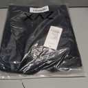 New Sweater V-Neck Solid Color Cardigan Sweater Men's Lazy Style Jacket Clip (Black, L)