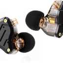 KZ Acoustics ZS10 Pro in-Ear Earphones Black 3 5 mm