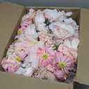 2pcs19inch Pink Free Standing Flowers Ball Bouquet Artificial Rose Arrangements Balls for Wedding Centerpieces Tables Chair Aisle Runner Flowers Decoration