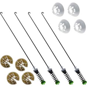W10780051 Washer Suspension Kit Fit for Some Whirlpool Maytag Kenmore Amana Washing Machines, WTW5550XW0, MVWX550XW0, 11021392010, CAW12444XW0 - 4 Pack W10780051 Washer Suspension Kit Fit for Some Whirlpool Maytag Kenmore Amana Washing Machines, WTW5550XW0, MVWX550XW0, 11021392010, CAW12444XW0 - 4 Pack