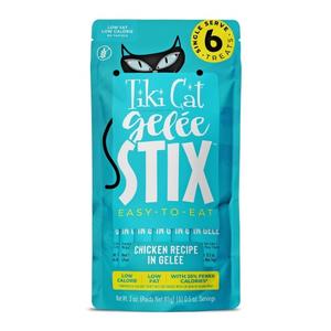 Tiki Pet Cat Stix Gelee Chicken 3Oz. (Case Of 12) Best By: DEC 2026