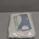 Ivory White Linen Back Tab Curtains 84 Inch Length for Bedroom/Living Room 2 Panel Set Neutral Modern Farmhouse Window Privacy Semi Sheer Linen Drapes Rustic Pinch Curtain Ivory 52X84