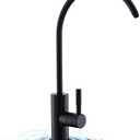 Matte Black Drinking Water Faucet Non Air Gap Stainless Steel Filtered Faucet for Kitchen Sink Reverse Osmosis System
