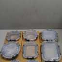 M MCIRCO 24-Piece Glass Food Storage Containers with Upgraded Snap Locking Lids,Glass Meal Prep Containers Set - Airtight Lunch Containers, Microwave, Oven, Freezer and Dishwasher (Gray)