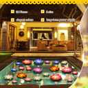 Liliful 36 Pcs Floating Lights Lotus Floating Lanterns Artificial Lily Pads with LED Lights Battery Operated for Pool Party Garden & Pond Summer Decoration (3.94,5.91 Inch,Rich Color)