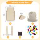 2 PCS Magnetic Reward Jars, Wooden Reward Jars with Stars and Hearts for Chill, Personalized Stars Reward Jar for Little One, Magnetic Reward Jars for Boys Classroom Education