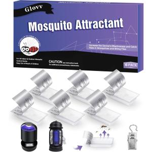 6 Pack Mosquito Attractant Bait Refill, Mosquito Bait Lure for Bug Zapper & Fly Traps, Compatible with All Flying Insect Mosquitoes Trap