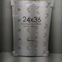 Fun Memories 24"x36" Aluminum Picture Frame, 24 x 36 Metal Poster Frame with Mat for 20"x30" Photo- Vertical and Horizontal Display - Wall Hook Hanging Hardware Included -Set of 1