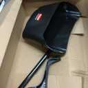 Rubbermaid Commercial Products Dustpan with Long Handle Plastic Black Compatible with Any Broom for Lobby/Restaurant/Office/Home/Dog Pooper Scooper 12.50" Wide