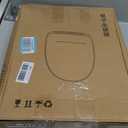 Heated round Toilet Seat, Elongated, Soft Close, Quick Release, White