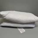 SNUG&COZY Luxury Goose Down Feather Pillow Inserts - 20x20IN, Double Layered Down-Proof Design, Ultra-Soft Cover, High Fill Weight, Pack of 2, White