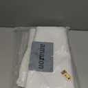 Ascoza 1 Pack 120 Inch White Round Tablecloth in Polyester Fabric for Wedding/Banquet/Restaurant/Parties