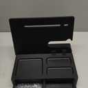 Gifts for Him Husband Boyfriend Son Men Nightstand Organizer Wood Phone Docking Station Birthday Gifts (Black)