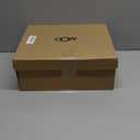 OOW Ankle Platform Boots for Women Genuine Suede Short Winter Snow Boot with Cozy Lined (11 Wide, Black)