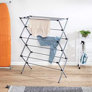 Honey Can Do Oversize Collapsible Clothes Drying Rack DRY-09066 Silver Honey Can Do Oversize Collapsible Clothes Drying Rack DRY-09066 Silver