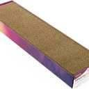 SmartyKat Super Scratcher Wide Corrugated Cat Scratcher for Cats & Kittens, Features Catnip Infusion Technology & Less Mess, Recycled Material, Brown (1-Pack)
