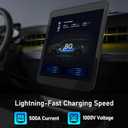2026 Upgraded for NACS to CCS Adapter, [Max 500A 1000V] Fast Charge Electric Vehicle Charging Adapter, Tesla Supercharger to CCS1 Charger Adapter Compatible with Tesla Superchargers