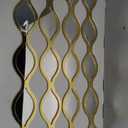 Qunclay Teardrop Mirror Wall Art Decorative Mirror Wall Decor Long Narrow Hanging Art for Apartment Living Room Bathroom Bedroom Entryway(Gold,4 Pcs)