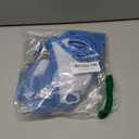 ZAFUL O Ring Bandeau Bikini Sets for Women Sexy Strapless Swimsuits 2 Piece High Cut Bathing Suit (Medium, 1-blue)