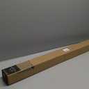 BRIOFOX Industrial Shower Curtain Rod - Rustproof Non-Slip 43-72 Inches Tension Curtain Rod for Window or Bathroom, Light Gold