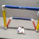 Franklin Sports Kids Soccer Goal with Ball & Pump - 24 X 16
Pop-Up Mini Net, Backyard + Park + Indoor Fun, Easy-Fold Setup in Seconds, Includes Inflation Pump, Boys + Girls Ages 3+