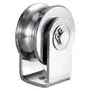 Cable Pulley Wheel Heavy Duty, Fixed Pulley Block, Bearing Inside, for Pulley System Gym Equipment, Lifting, Winch, Loading 1000lb 1Pack