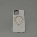 TORRAS Ostand Q3 Silicone for iPhone 17 Case, Fit for MagSafe, 360 Ring Holder Kickstand, Soft Liquid Silicone Cozy Grip, Camera Control, Shockproof Rugged Protective Case for iPhone 17, Ivory Gold