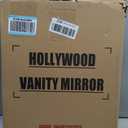 Vanity Makeup Mirror with Lights,3 Color Lighting Modes Detachable 10X Magnification Mirror Touch Control,360Rotation, White (14.6Inch)