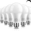 novapollo LED Light Bulbs, Dimmable 60 Watt Equivalent LED Bulb, 2700K Soft White, 9.5W 800 Lumens, E26 Standard Base, CRI80+, Energy Efficient Lightbulb for Home Bedroom Living Room Office, 6 Pack